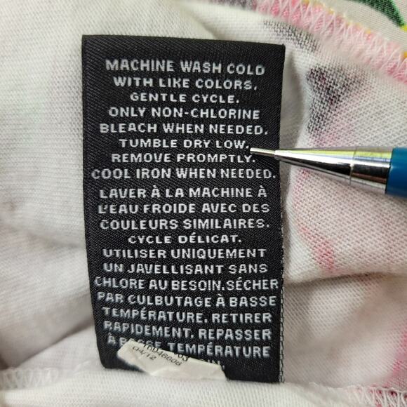 Prabal Gurung for Target Tropical Floral T-shirt Dress size S/P - Picture 9 of 10